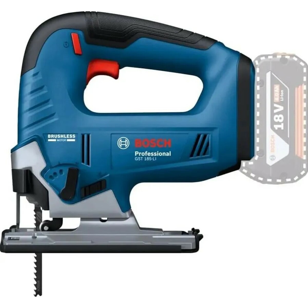 Лобзик Bosch GST 185-LI Соло (Цвет: Blue/Black)