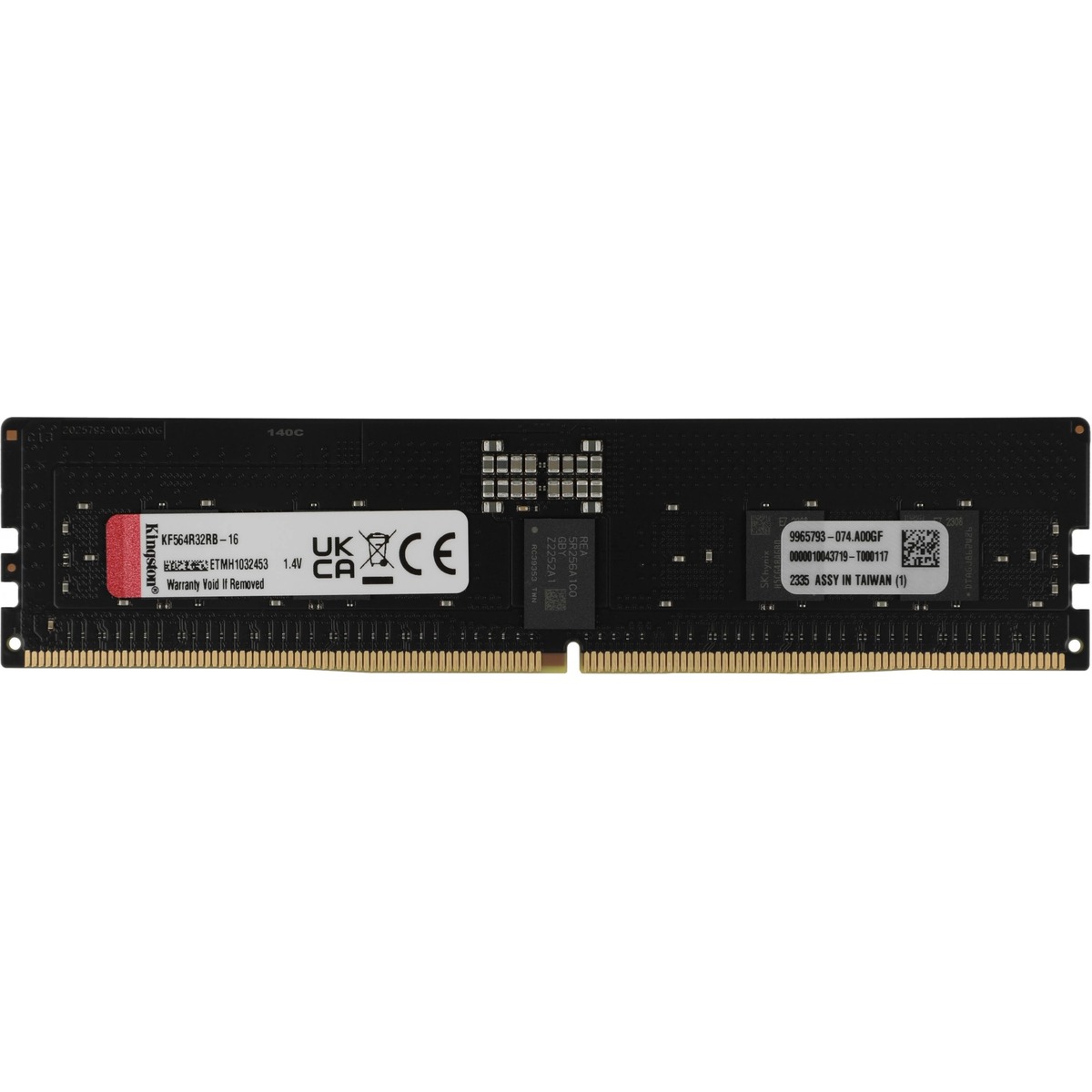 Память DDR5 16Gb 6400MHz Kingston KF564R32RB-16