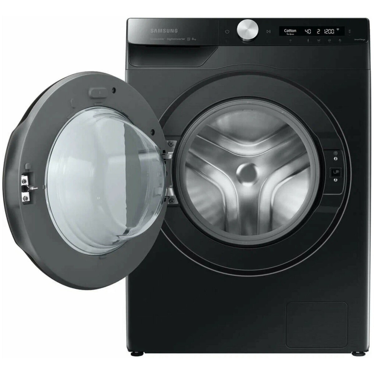 Стиральная машина Samsung WW80AG6L28BB/LD, черный 