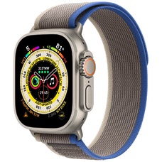 Умные часы Apple Watch Ultra 49mm Titanium Case with Trail Loop S/M (Цвет: Blue/Gray)