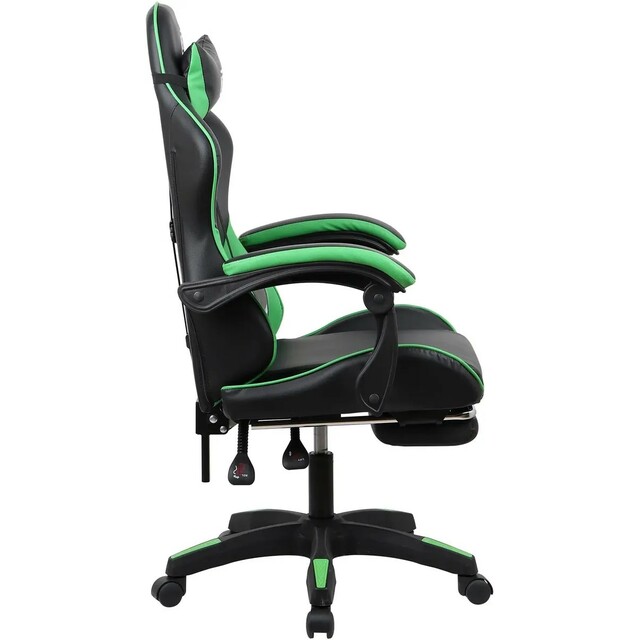 Кресло игровое Oklick Camper (Цвет: Black / Green)