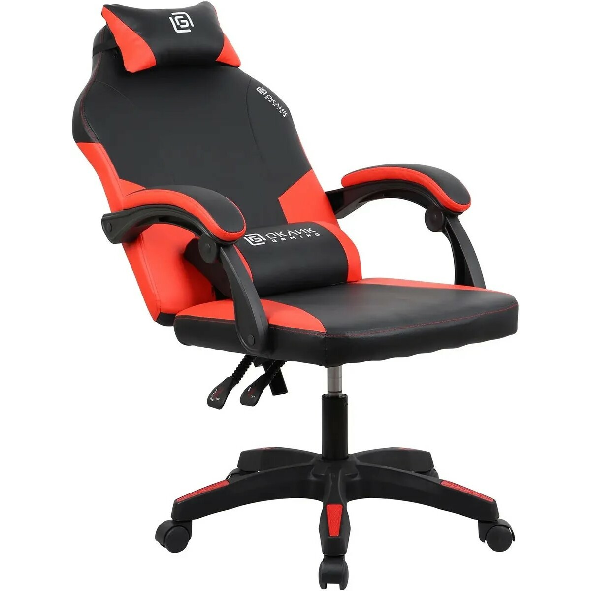 Кресло игровое Oklick Spirit (Цвет: Black/Red)