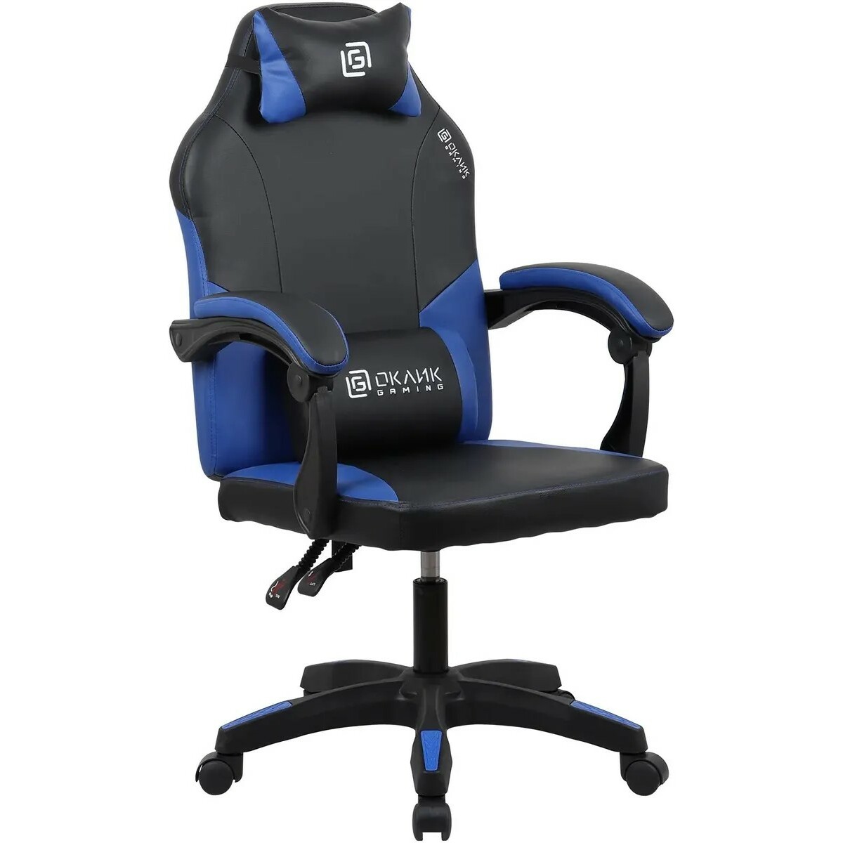 Кресло игровое Оклик Spirit (Цвет: Black/Blue)