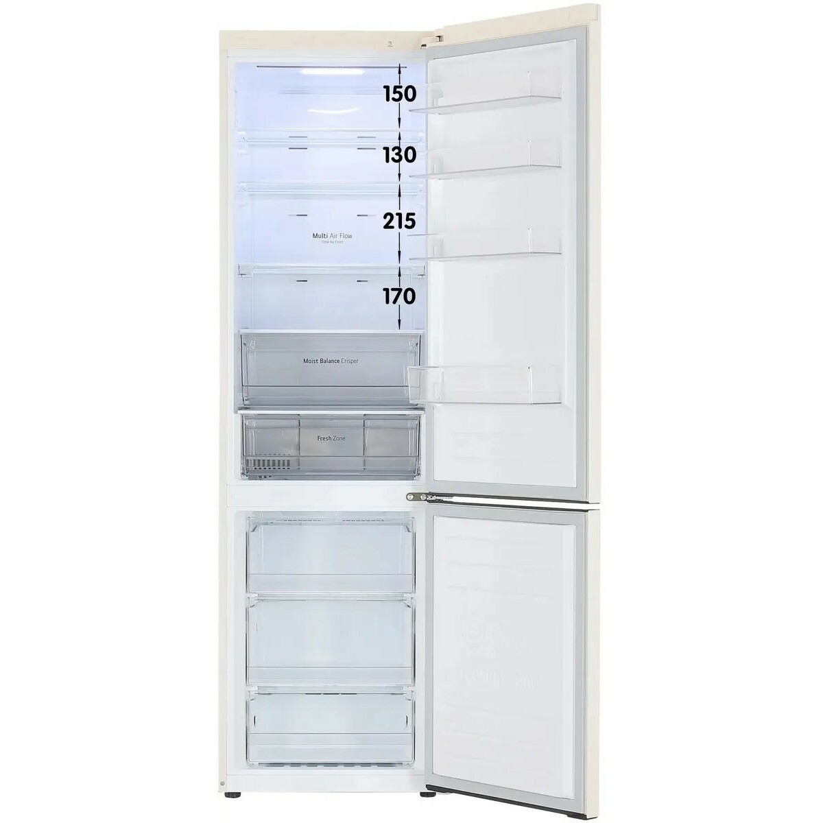 Холодильник LG GC-B509MEWM (Цвет: Beige)