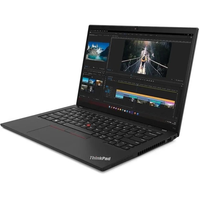 Ноутбук Lenovo ThinkPad T14 G4 Core i7 1360P 16Gb SSD1Tb Intel Iris Xe graphics 14 IPS WUXGA (1920x1200) noOS black WiFi BT Cam (21HEA022CD)