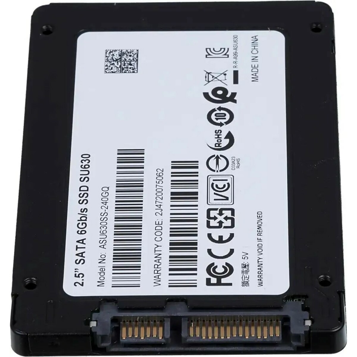 Накопитель SSD A-Data SATA III 240Gb ASU630SS-240GQ-R Ultimate SU630