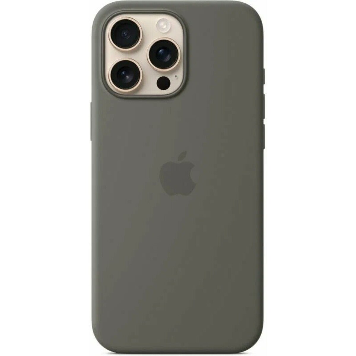 Чехол-накладка Apple Silicone Case with MagSafe для смартфона Apple iPhone 16 Pro Max (Цвет: Stone Gray)