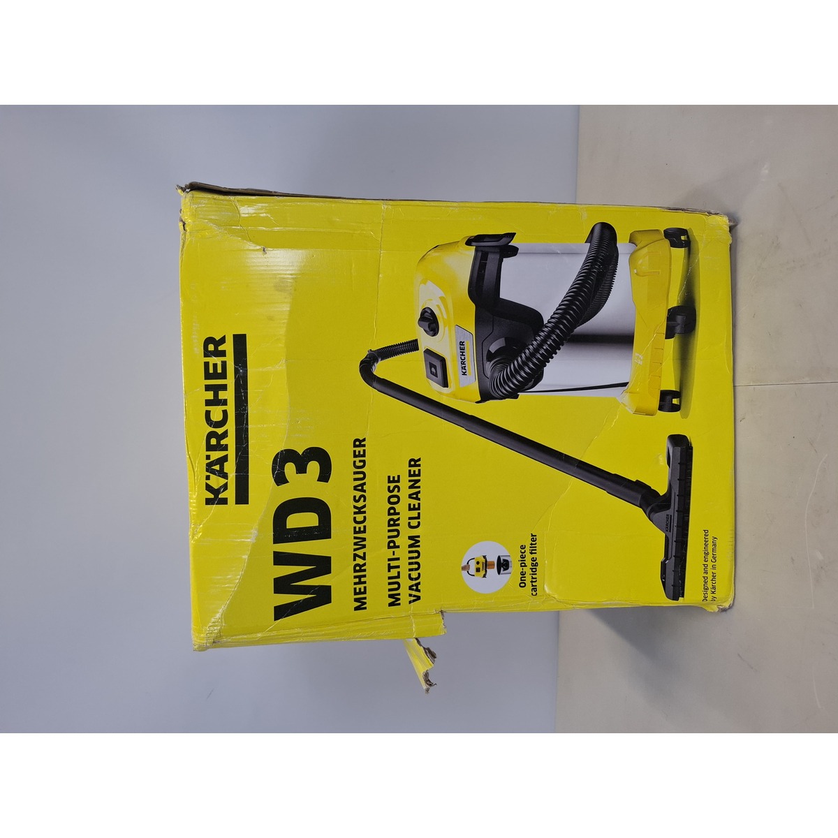 Строительный пылесос Karcher WD 3 P S V-17/4/20 (Цвет: Yellow)
