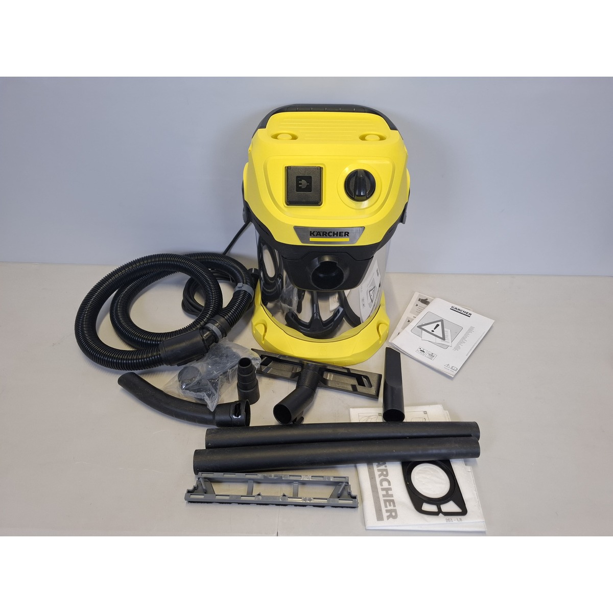 Строительный пылесос Karcher WD 3 P S V-17/4/20 (Цвет: Yellow)