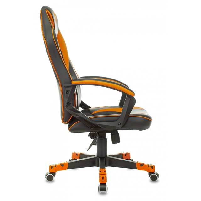 Кресло игровое Zombie GAME 16 (Цвет: Black/Orange)