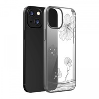 Чехол-накладка Devia Crystal Flora Series Case для iPhone 13 (Цвет: Silver)