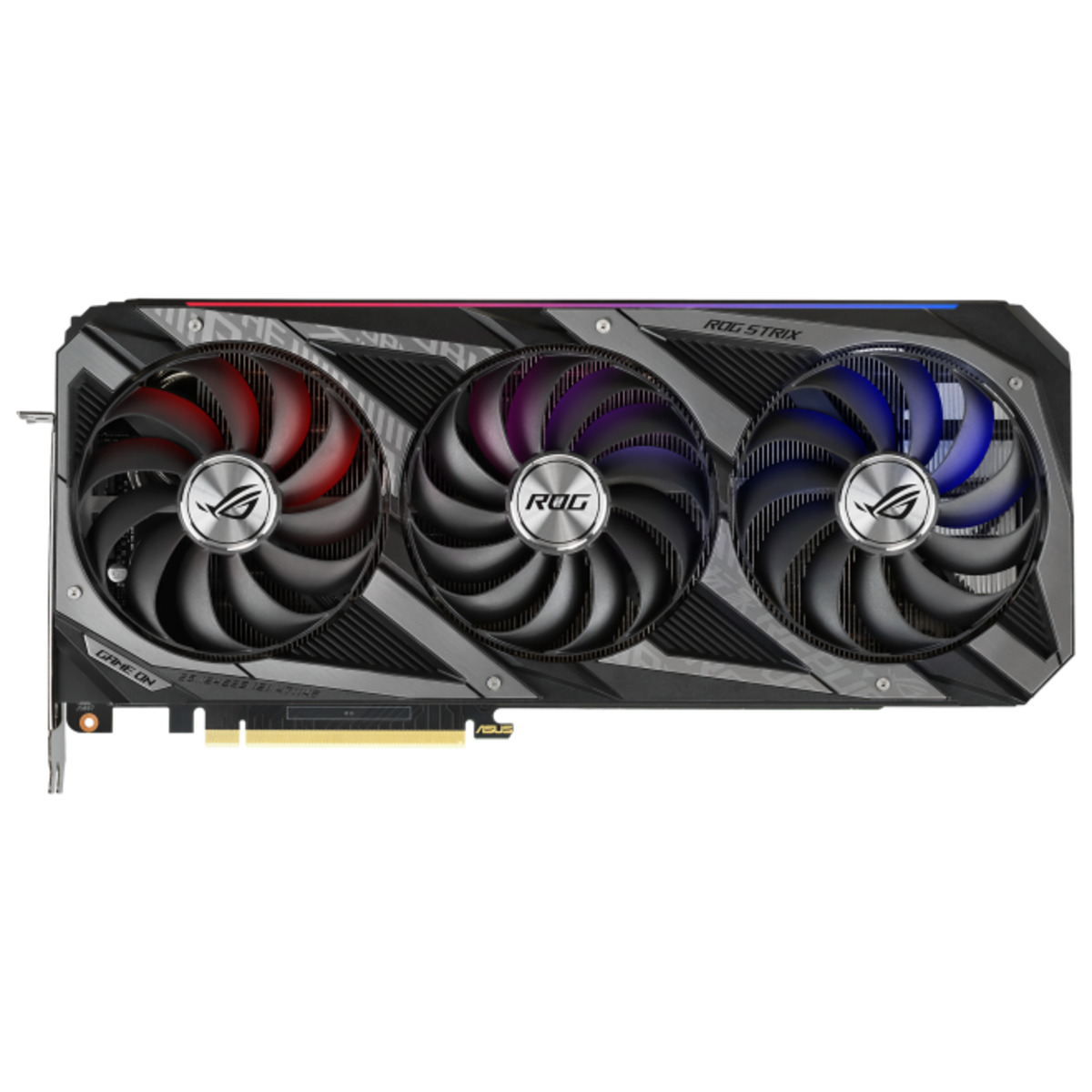 Видеокарта Asus PCI-E 4.0 ROG-STRIX-RTX3070TI-O8G-GAMING LHR NVIDIA GeForce RTX 3070TI 8192Mb 256 GDDR6X 1845 / 19000 / HDMIx2 / DPx3 / HDCP Ret