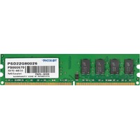 Память DDR2 2Gb 800MHz Patriot PSD22G80026