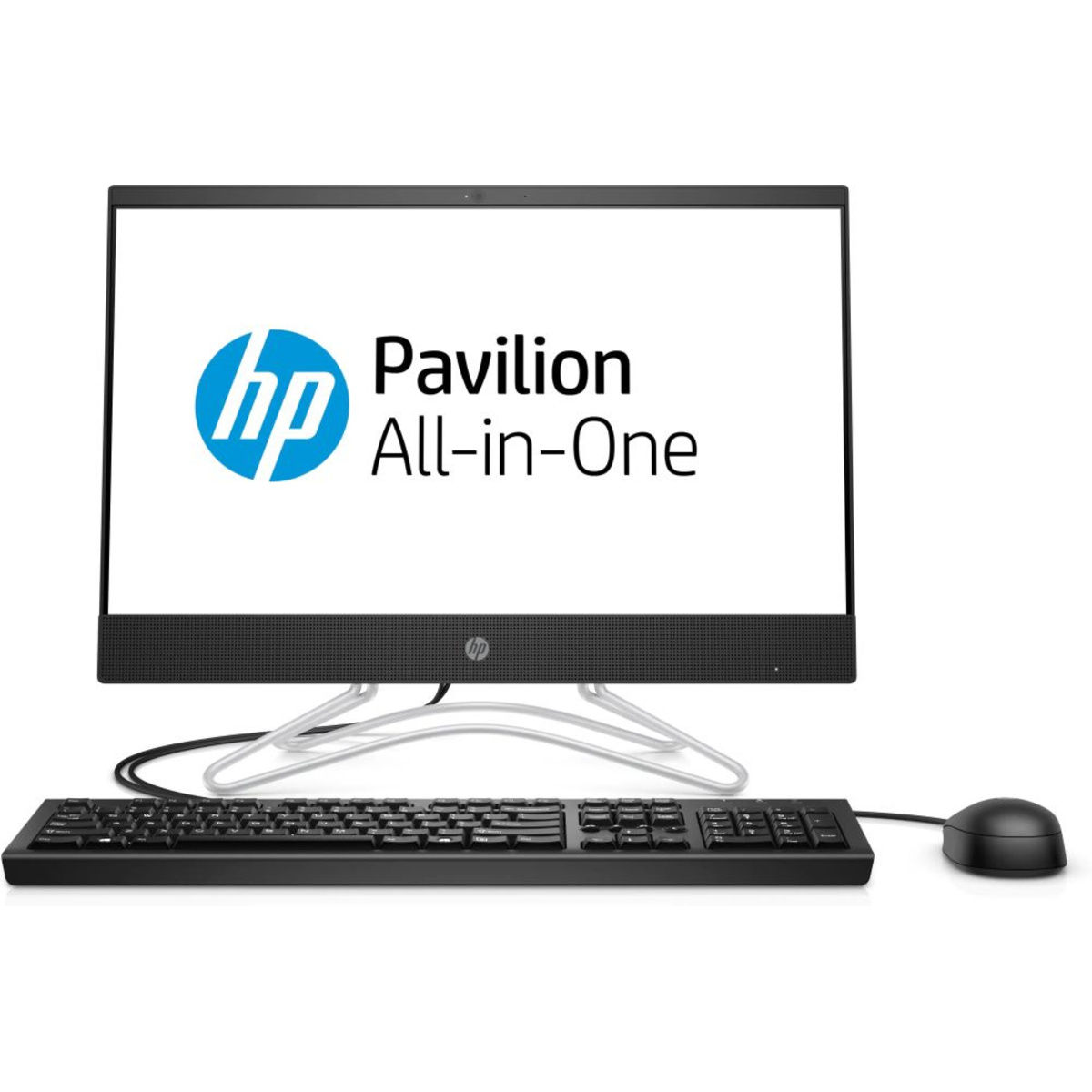 Моноблок HP 200 G3 21.5 Full HD i3 8130U (2.2) / 4Gb / 1Tb 7.2k / SSD128Gb / UHDG 620 / DVDRW / CR / Free DOS / GbitEth / WiFi / клавиатура / мышь / черный 1920x1080