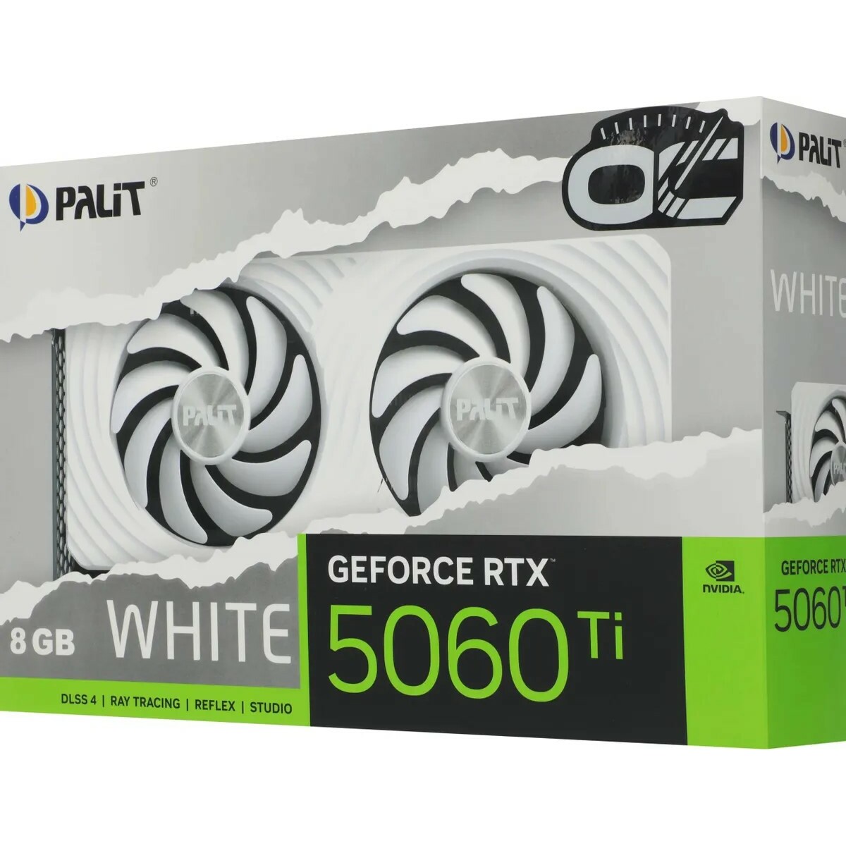 Видеокарта Palit GeForce RTX 5060TI WHITE OC 8Gb (NE7506TU19P1-GB2062M)