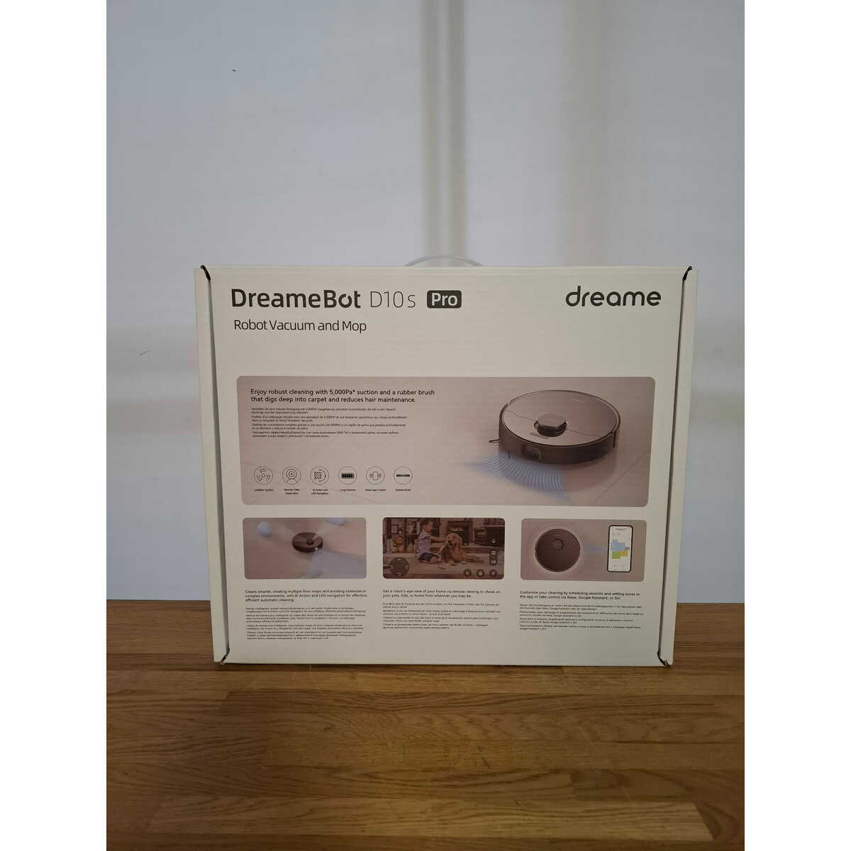 Робот-пылесос Dreame Bot Robot Vacuum and Mop D10s Pro, черный