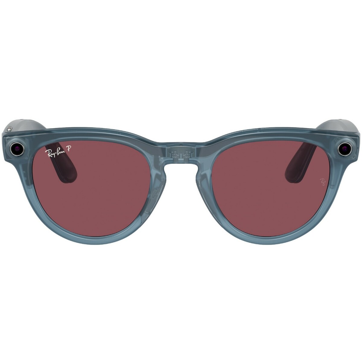 Умные очки Ray-Ban Meta Headliner RW4009 (Цвет: Shiny Jeans / Polar Dusty Red) 