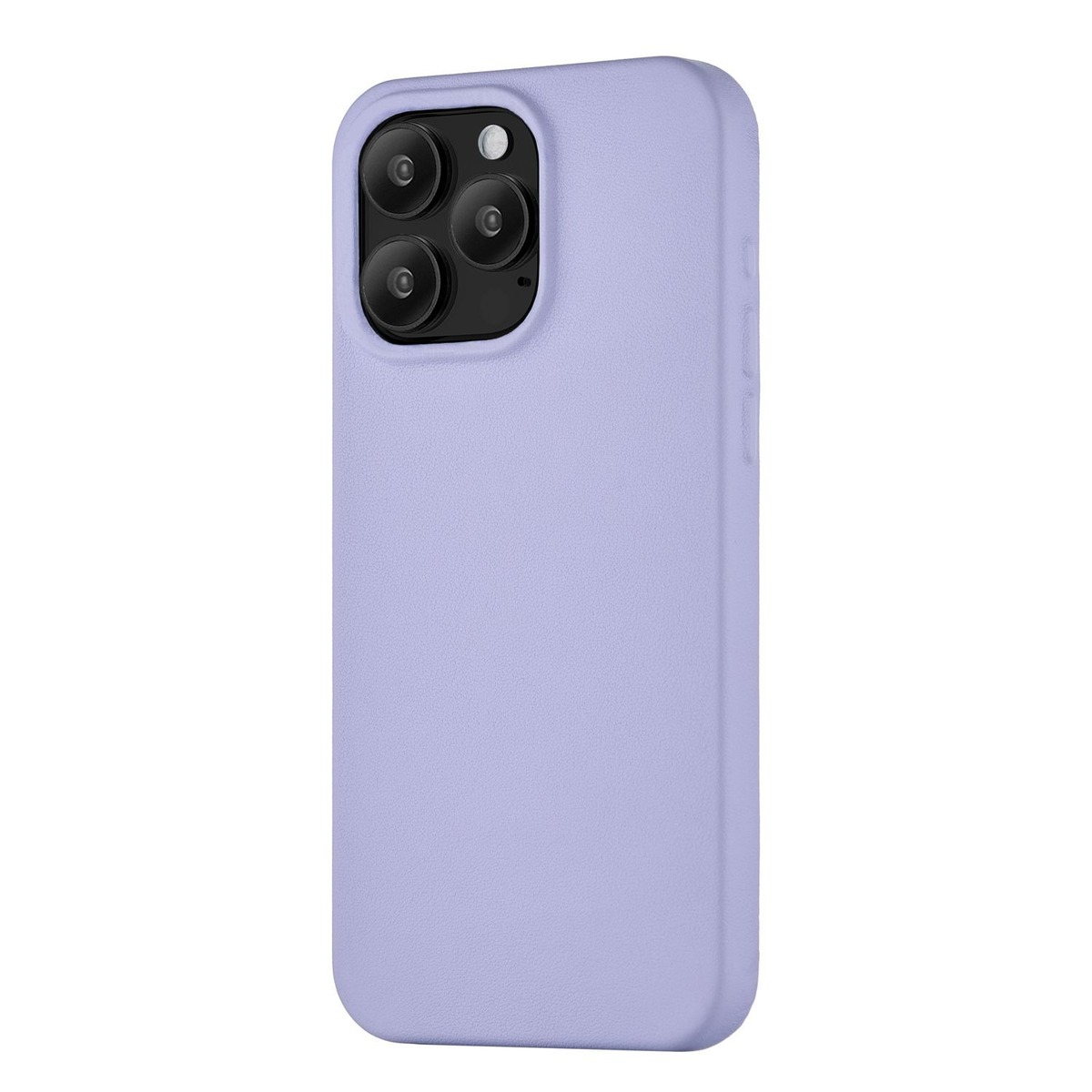 Чехол-накладка uBear Capital Leather Mag Case для смартфона Apple iPhone 15 Pro Max (Цвет: Digital Lavender)