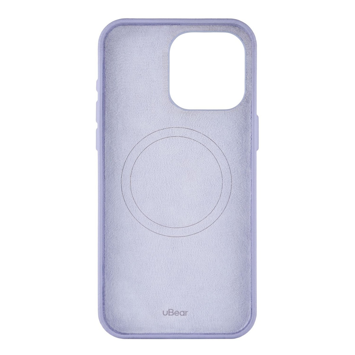 Чехол-накладка uBear Capital Leather Mag Case для смартфона Apple iPhone 15 Pro Max (Цвет: Digital Lavender)