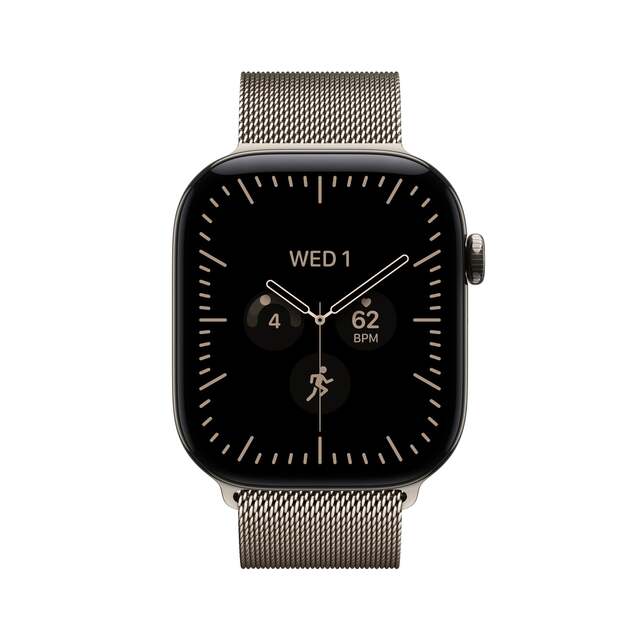 Умные часы Apple Watch Series 12 46mm Wi-Fi + Cellular Titanium Case M / L, серый