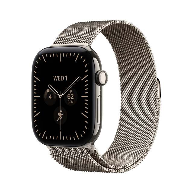 Умные часы Apple Watch Series 12 46mm Wi-Fi + Cellular Titanium Case M / L, серый