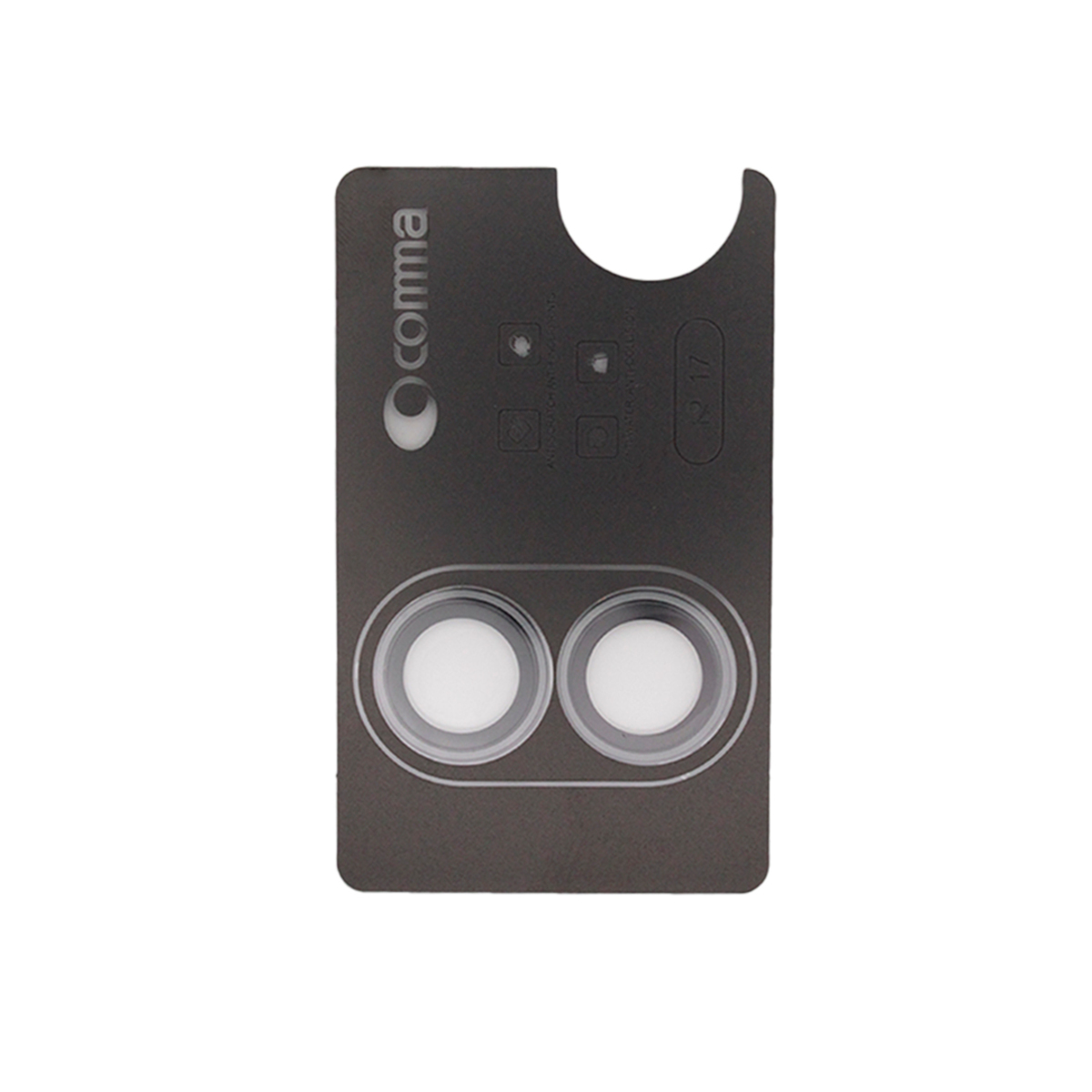 Защитное стекло для камеры Comma Eagle Eyes Series AR Lens Protector для iPhone 17 (Цвет:Black)