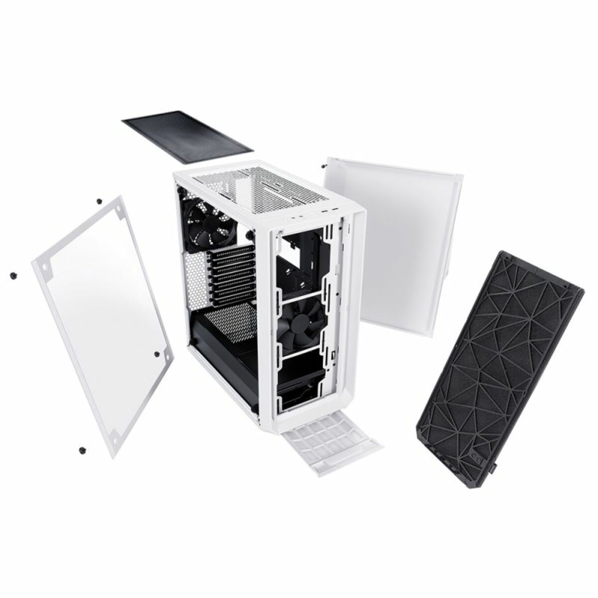 Корпус Fractal Design Meshify C TG ATX (Цвет: White)