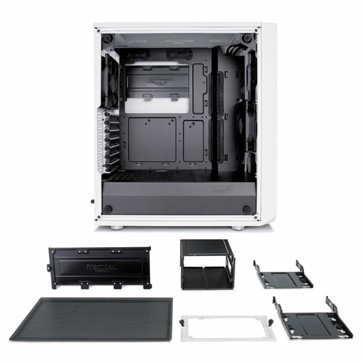 Корпус Fractal Design Meshify C TG ATX (Цвет: White)