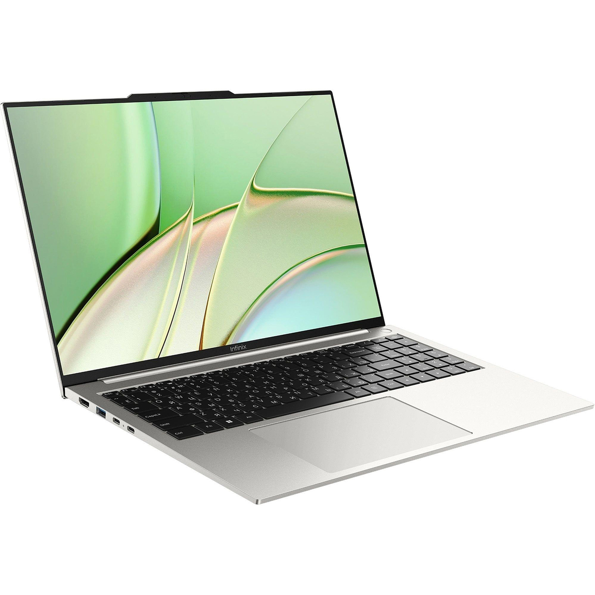 Ноутбук Infinix Xbook B16 BL614 (Core Ultra 5 115U 1.5Ghz/16Gb LPDDR5/SSD512Gb/Intel Graphics/16/noOS/titanium silver) (71005000714)