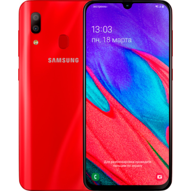 Смартфон Samsung Galaxy A40 SM-A405FM/DS 4/64Gb (Цвет: Red)
