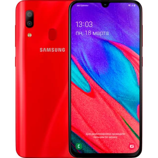 Смартфон Samsung Galaxy A40 SM-A405FM/DS 4/64Gb (Цвет: Red)
