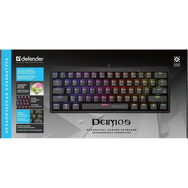 Клавиатура Defender Deimos GK-303, черный