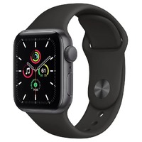 Умные часы Apple Watch SE GPS 40mm Aluminum Case with Sport Band (Цвет: Space Gray/Black)