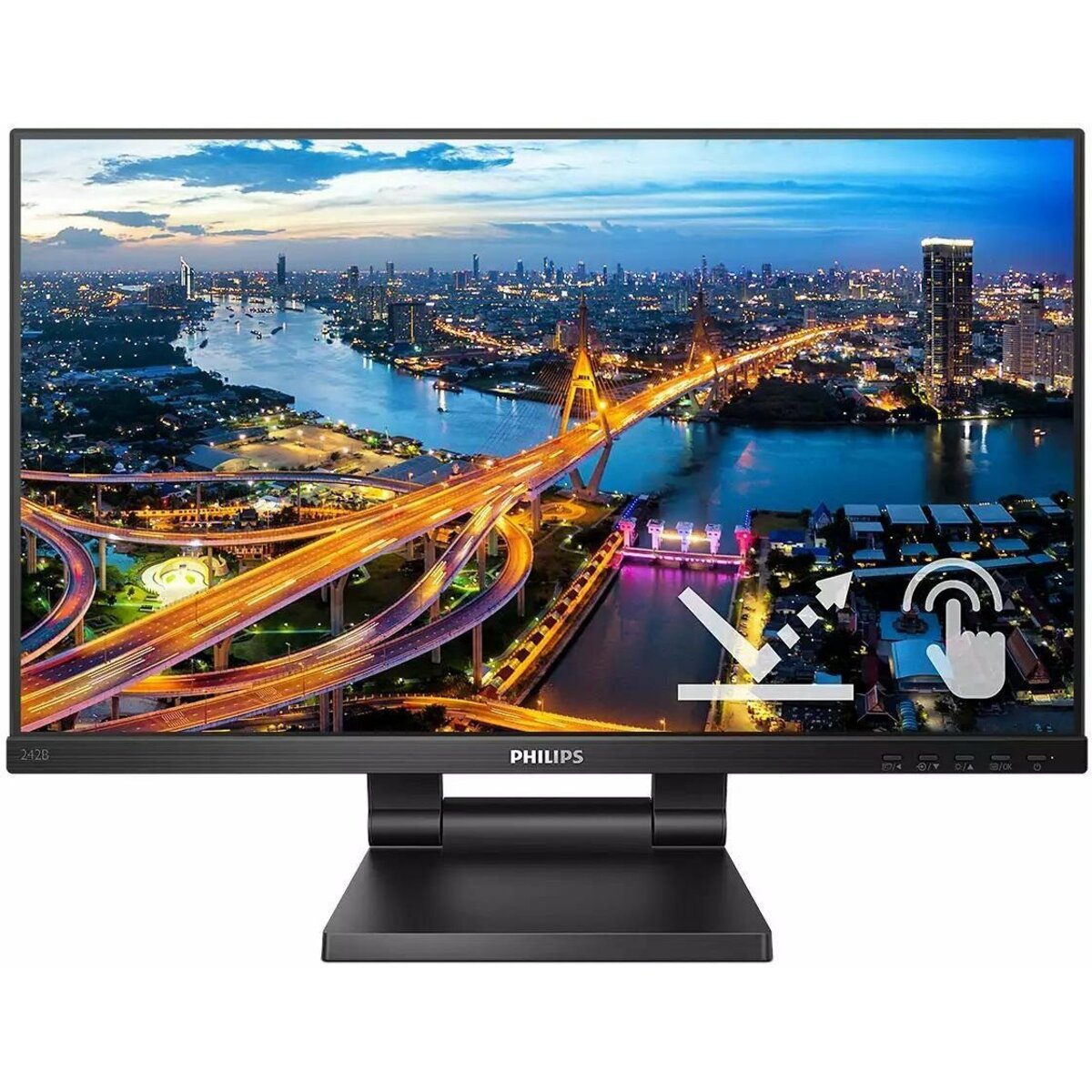 Монитор Philips 24'' 242B1TC, черный