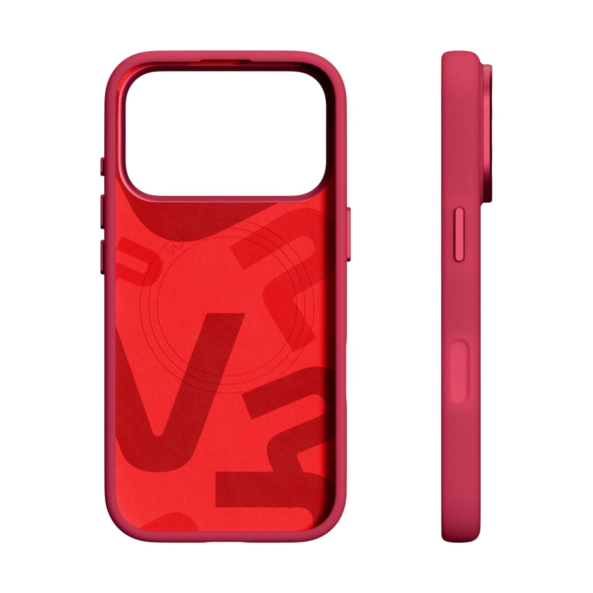Чехол-накладка VLP Aster Pro Case with MagSafe для Apple iPhone 18 Pro Max, красный