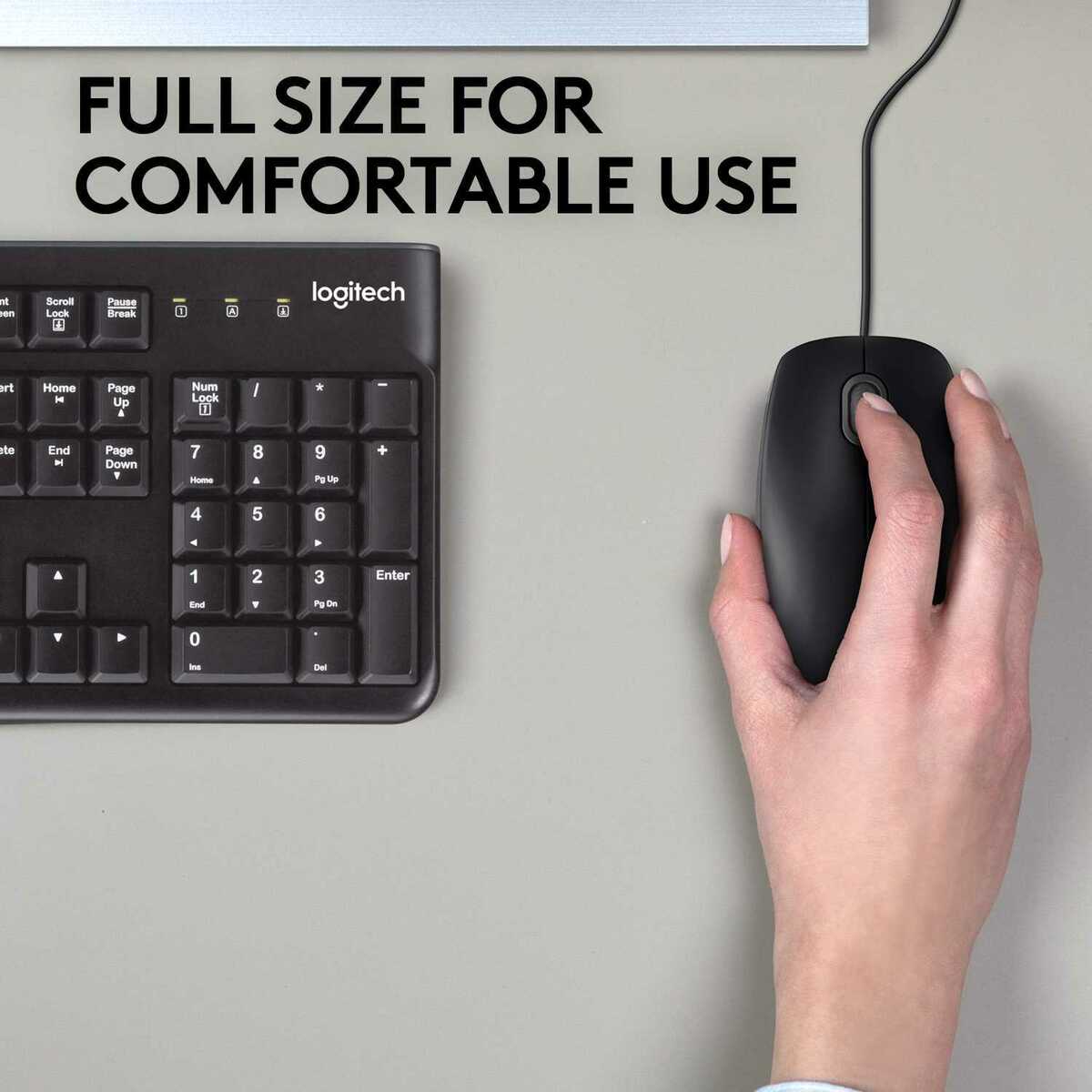 Мышь Logitech B110 SILENT USB (Цвет: Black / Gray)