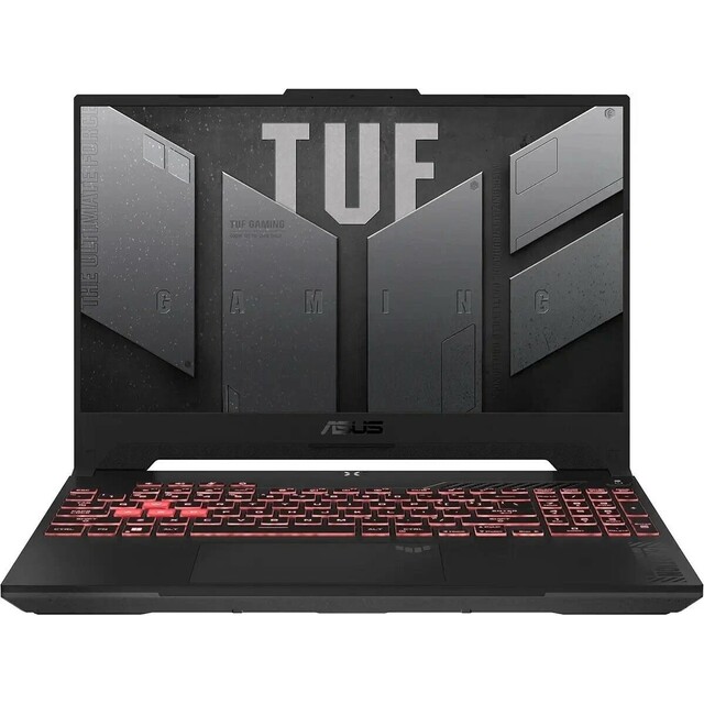 Ноутбук Asus TUF Gaming A15 FA507NU-LP030 15.6 1920x1080 / AMD Ryzen 7 7735HS / RAM 8Гб / SSD 512Гб / RTX 4050 6Гб / ENG|RUS / DOS серый 