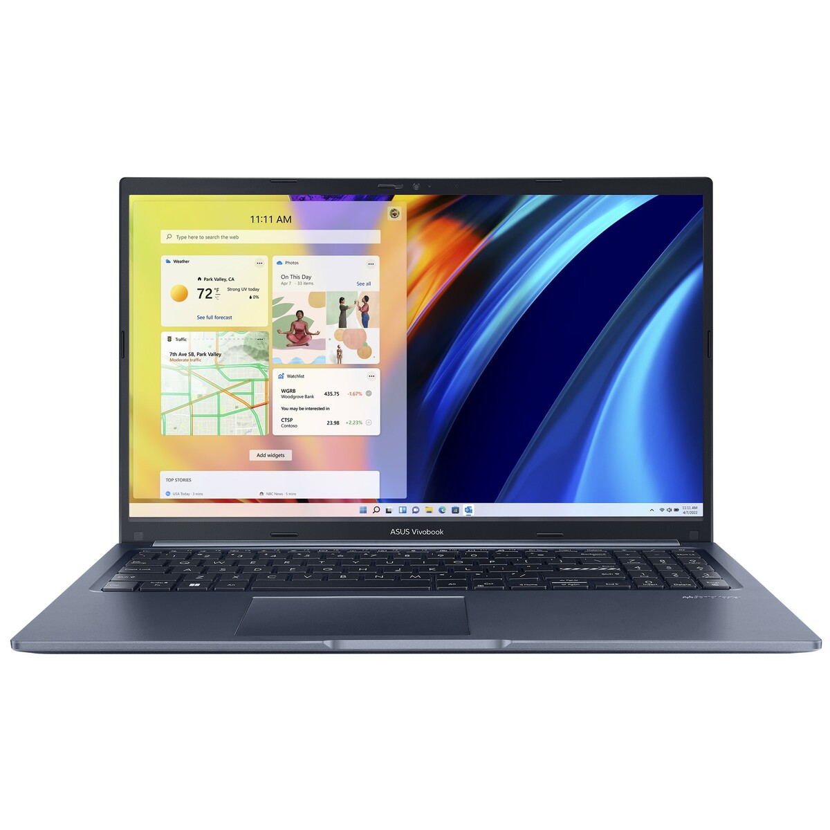 Ноутбук Asus VivoBook X1502ZA-BQ1099 15.6 1920x1080 / Intel Core i7-12700H / RAM 16Гб / SSD 512Гб / Intel Iris X Graphics / ENG|RUS / DOS темно-синий 