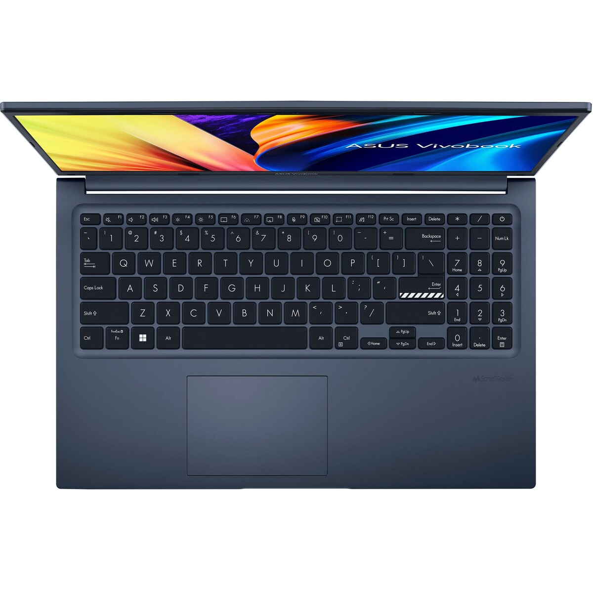 Ноутбук Asus VivoBook X1502ZA-BQ1099 15.6 1920x1080 / Intel Core i7-12700H / RAM 16Гб / SSD 512Гб / Intel Iris X Graphics / ENG|RUS / DOS темно-синий 