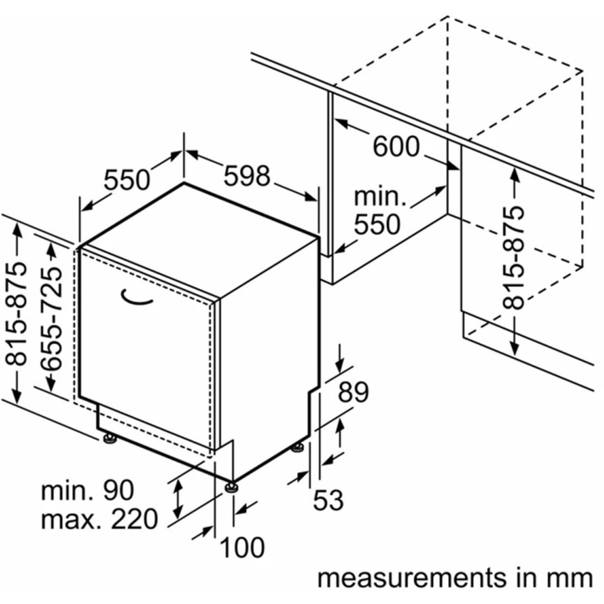Посудомоечная машина Bosch SMV26AX00Q (Цвет: Inox)