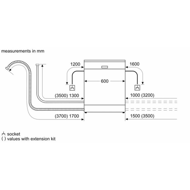 Посудомоечная машина Bosch SMV26AX00Q (Цвет: Inox)