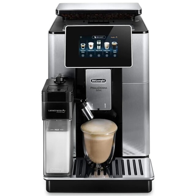 Кофемашина Delonghi Primadonna Soul ECAM610.74.MB (Цвет: Black / Silver) Кофемашина Delonghi Primadonna Soul ECAM610.74.MB (Цвет: Black / Silver)