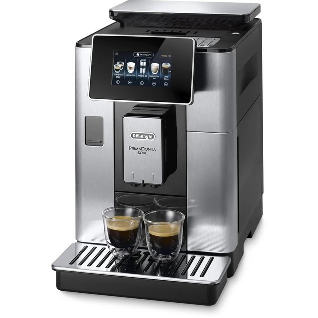 Кофемашина Delonghi Primadonna Soul ECAM610.74.MB (Цвет: Black / Silver) Кофемашина Delonghi Primadonna Soul ECAM610.74.MB (Цвет: Black / Silver)