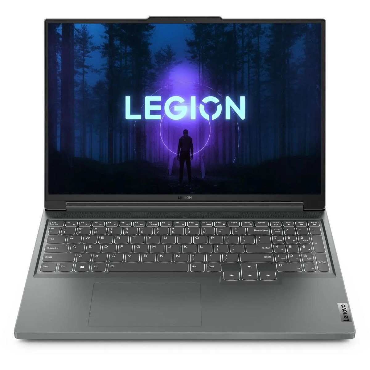 Ноутбук Lenovo Legion Slim 5 16IRH8 Core i5 13420H 16Gb SSD512Gb NVIDIA GeForce RTX 3050 6Gb 16 IPS WUXGA (1920x1200) noOS grey WiFi BT Cam (82YA00DMLK)