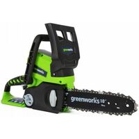 Электрическая цепная пила Greenworks G24CS25 (Цвет: Green)