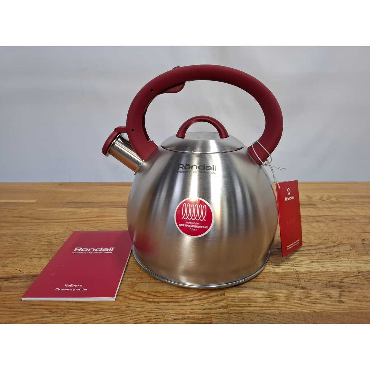 Чайник металлический Rondell Eletto RDS-1825 (Цвет: Inox)