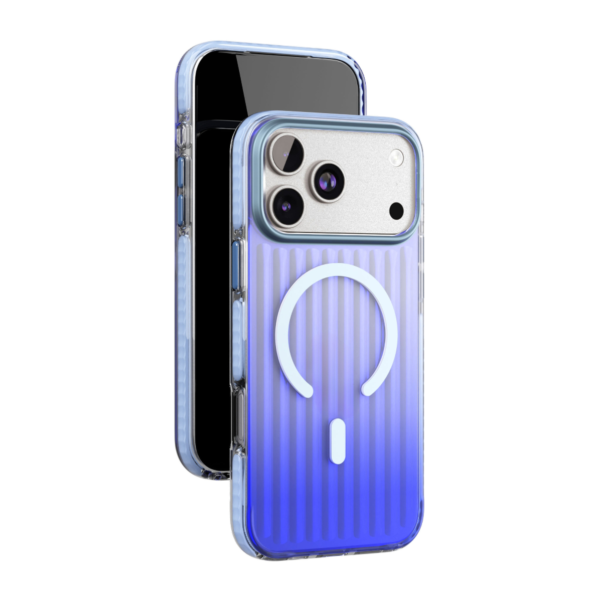 Чехол-накладка VLP Pulse Case with MagSafe для смартфона Apple iPhone 17 Pro (Цвет: Blue)