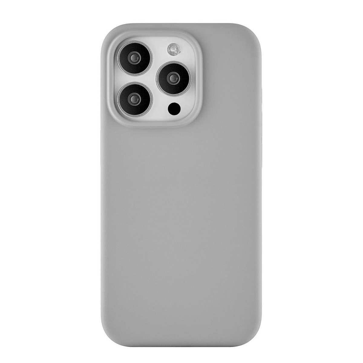 Чехол-накладка uBear Touch Mag Case для смартфона Apple iPhone 15 Pro (Цвет: Moon Gray)