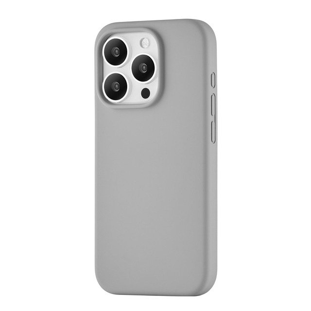 Чехол-накладка uBear Touch Mag Case для смартфона Apple iPhone 15 Pro (Цвет: Moon Gray)