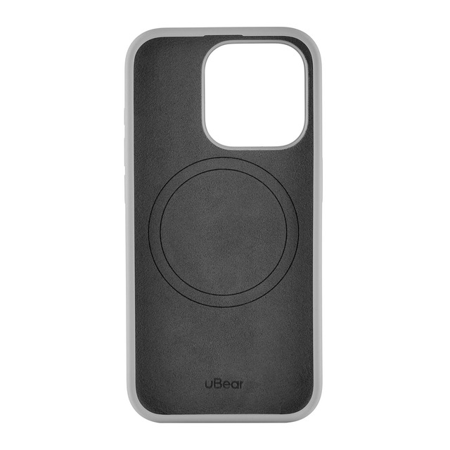Чехол-накладка uBear Touch Mag Case для смартфона Apple iPhone 15 Pro (Цвет: Moon Gray)